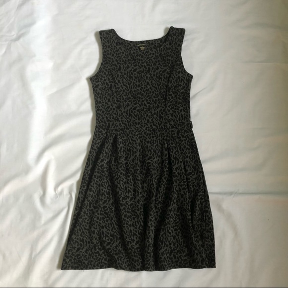 QED London fit and flare leopard print knit dress size small comfy and stretch - Picture 16 of 16